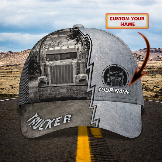 Joycorners  Cool Trucker 2 Customized Name 3D Cap