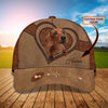Joycorners Dachshund Love Heart Customized Name And Dog Cap