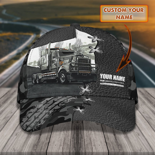 Joycorners I'm A Veteran And A Trucker Customized Name 3D Cap
