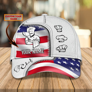 Joycorners Chef 13 Customized Name Cap