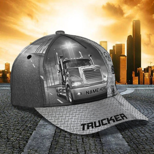 Joycorners Faithful Trucker Customized Name 3D Cap