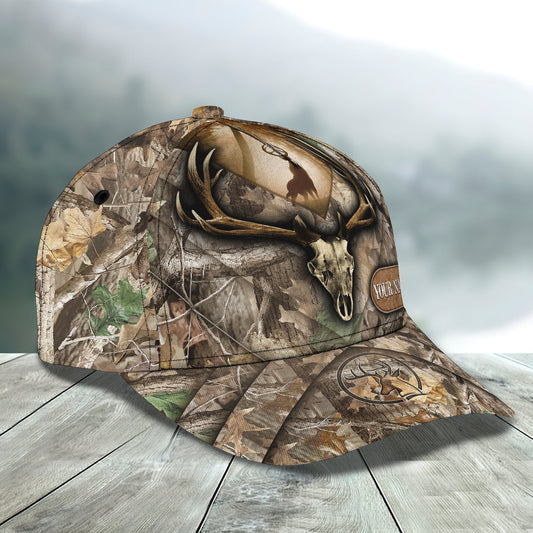 Joycorners Personalized Deer Skull Hunting Camo Classic Cap