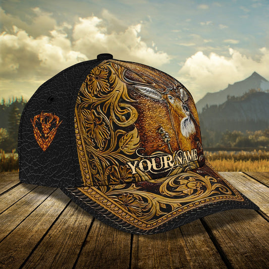 Joycorners Deer Hunting Art Personalized Cap