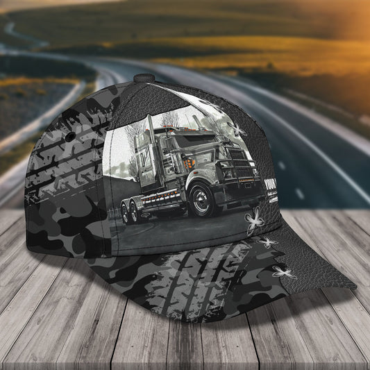 Joycorners I'm A Veteran And A Trucker Customized Name 3D Cap