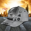 Joycorners Faithful Trucker Customized Name 3D Cap