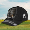 Joycorners Black Horse Customized Name Cap