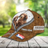 Joycorners Dachshund US Love Customized Name And Dog Cap