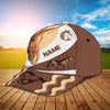 Joycorners Brown Horse Customized Name Cap