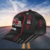 Joycorners Trucker USA Red Customized Name 3D Cap