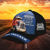 Joycorners Trucker I Stop When I'm Done Customized Name 3D Cap