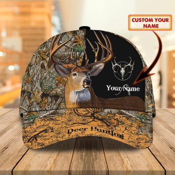 Joycorners Personalized Deer Hunting Camo Classic Cap HM23