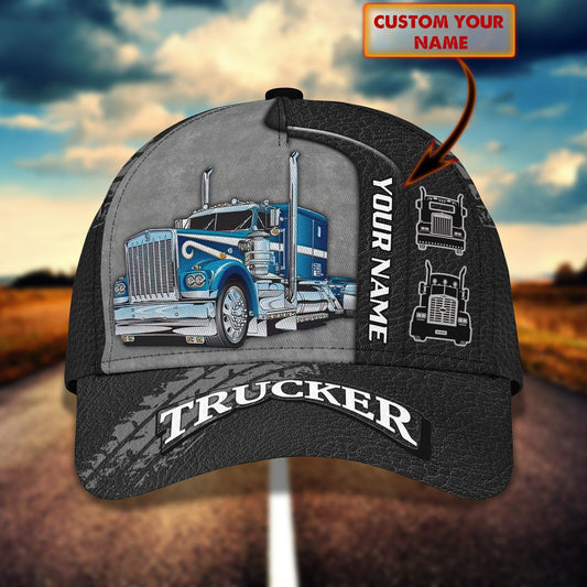 Joycorners Trucker Customized Name 3D Cap