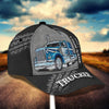 Joycorners Trucker Blue Customized Name 3D Cap