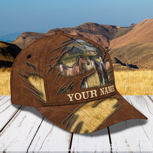 Joycorners Horse Farm Customized Name Cap