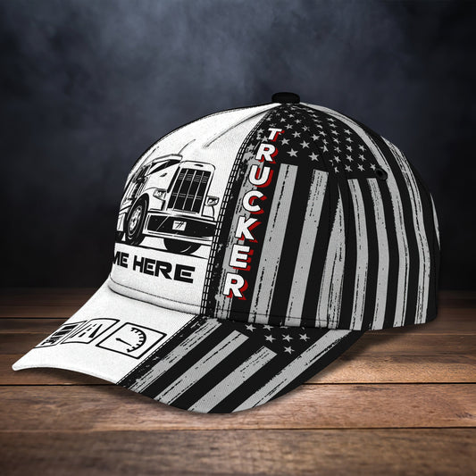 Joycorners Cool Trucker Customized Name 3D Cap