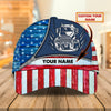 Joycorners Trucker America Customized Name 3D Cap