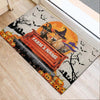 Joycorners Jersey Halloween Truck Custom Name Doormat