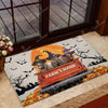 Joycorners Shorthorn Halloween Truck Custom Name Doormat