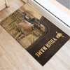 Joycorners Jersey Custom Name Leather Pattern Doormat