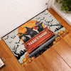 Joycorners Belted Galloway Halloween Truck Custom Name Doormat