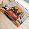 Joycorners Belted Galloway Halloween Truck Custom Name Doormat