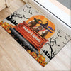 Joycorners Horse Halloween Truck Custom Name Doormat