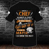 Joycorners Custom Name Funny Shirt For A Chef, Cooking Equipment T Shirt, Master Chef Gift, Chef Shirt