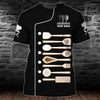 Joycorners Custom Name Funny Shirt For A Chef, Cooking Equipment T Shirt, Master Chef Gift, Chef Shirt