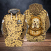 Joycorners Golden Retriever Cute 3D Custom Name And Dog Full Print Shirts