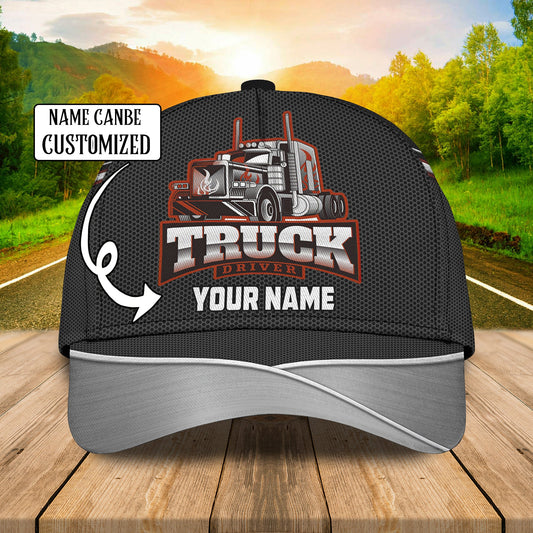 Joycorners Truck Driver Customized Name 3D Cap