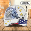 Joycorners Horse With Stars American Customized Name Cap