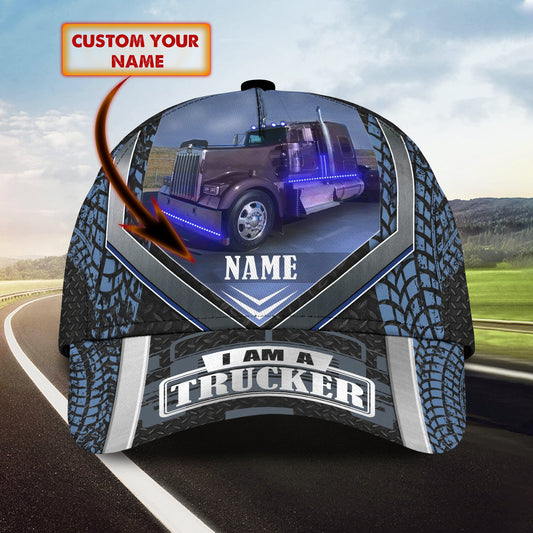 Joycorners I Am A Trucker Customized Name 3D Cap