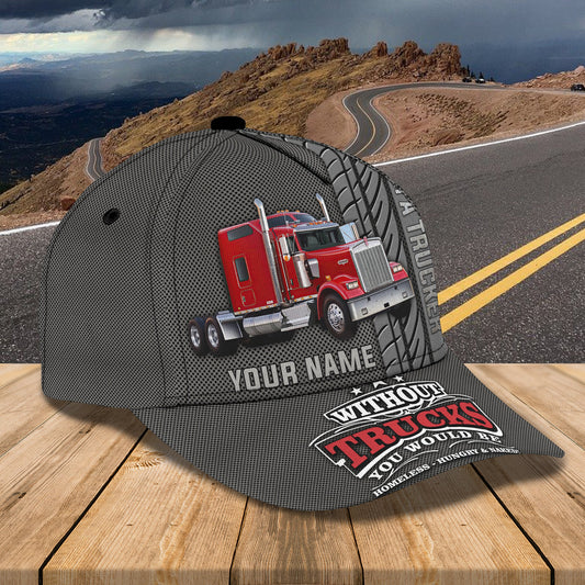 Joycorners Without Truck Customized Name 3D Cap