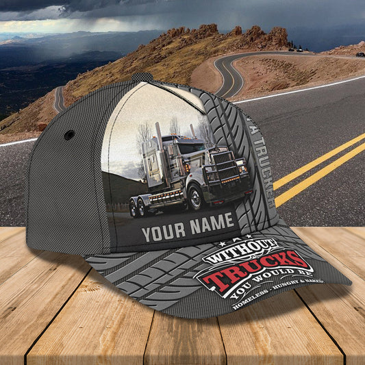 Joycorners I Am A Trucker Customized Name 3D Cap