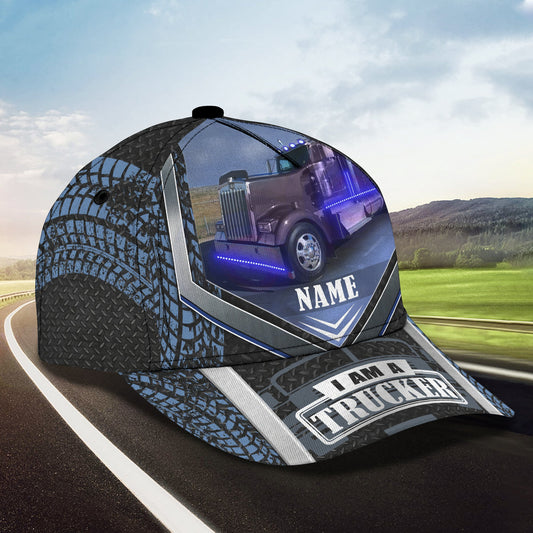 Joycorners I Am A Trucker Customized Name 3D Cap