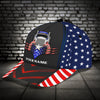 Joycorners American Trucker Customized Name 3D Cap