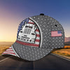 Joycorners Trucker America Customized Name 3D Cap