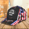 Joycorners American Trucker Smoke Customized Name 3D Cap