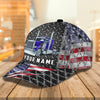 Joycorners American Faithful Trucker Customized Name 3D Cap