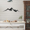 Joycorners Mountain Range Wall Art-Wall -Mountain Wall Decor for Cabin-Mountain Signs LM0110