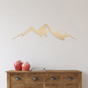 Joycorners Mountain Range Wall Art-Wall -Mountain Wall Decor for Cabin-Mountain Signs LM0110