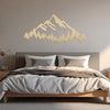 Joycorners Mountain Range with Evergreen Trees Home Decor Metal Sign-Home Decor-Mountain Home Decor-Mountain Themed Cabin Decor LM0110