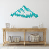 Joycorners Mountain Range with Evergreen Trees Home Decor Metal Sign-Home Decor-Mountain Home Decor-Mountain Themed Cabin Decor LM0110