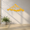 Joycorners Mountain Range with Evergreen Trees Home Decor Metal Sign-Home Decor-Mountain Home Decor-Mountain Themed Cabin Decor LM0110