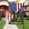 Joycorners Patriotic Eagle USA Personalized Garden Flag For Veteran #MT2