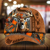 Joycorners Premium Florapunk Black Camo Deer Hunting Personalized Hats 3D