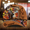 Joycorners Premium Florapunk Black Camo Deer Hunting Personalized Hats 3D