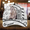 Personalized Isaac epic art horse zip leather with fur pattern cap