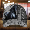 Personalized Reckless epic art horse Happiness zip leather with hair pattern cap