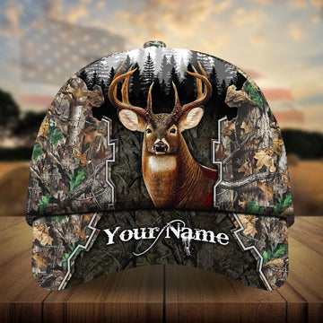 Joycorners Aleandro Cotta Hunting Personalized Hats 3D Multicolored Camo